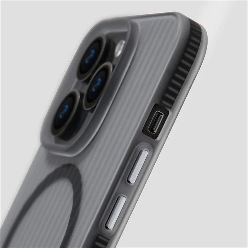 StripeProtect: Wireless Charging MagSafe Case for iPhone